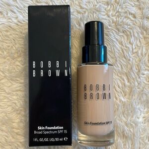 New! Bobbi Brown Skin Foundation Broad Spectrum SPF 15 in Shade Cool Ivory C-026